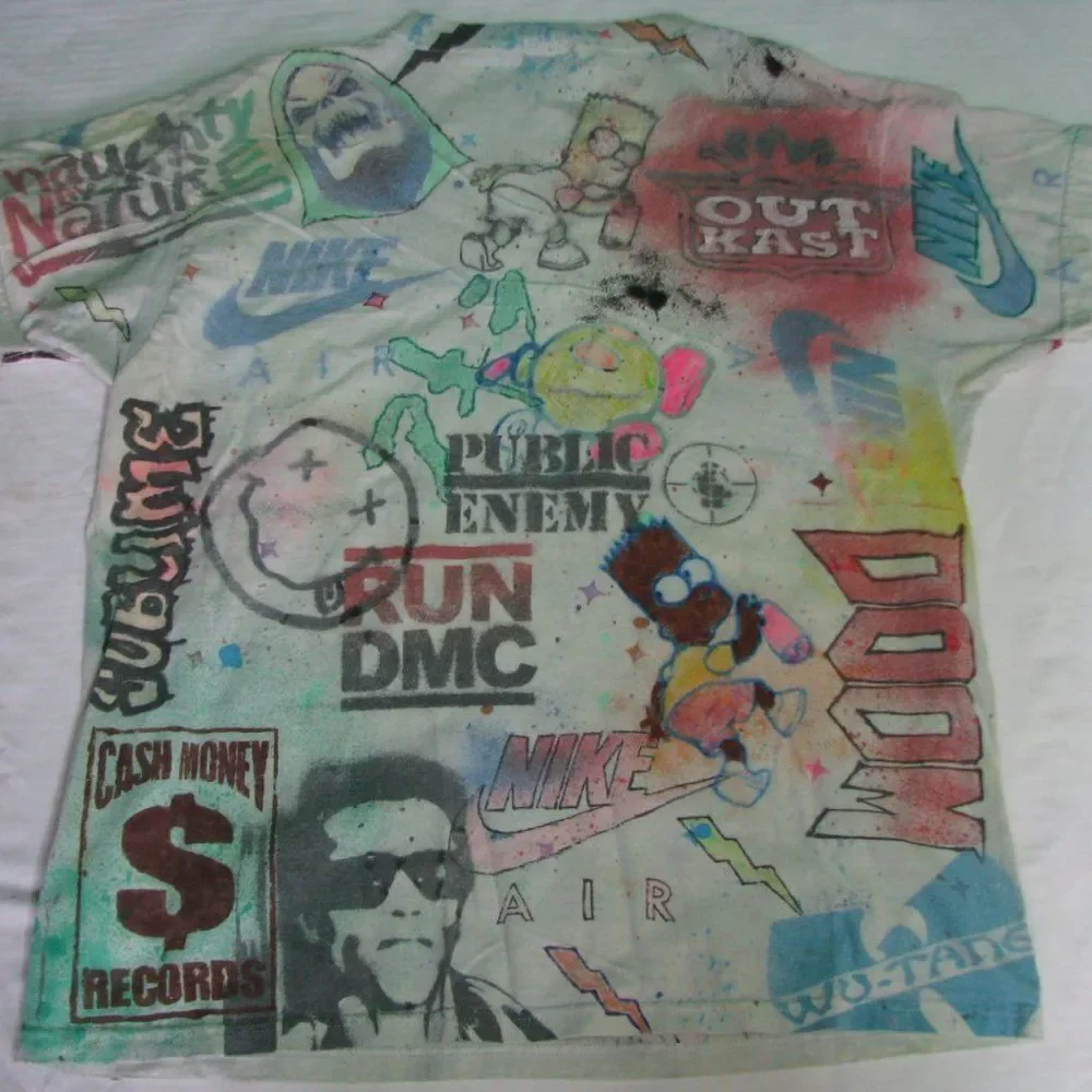 Vintage Eye Drop Hand-Painted Nike Akira Nirvana